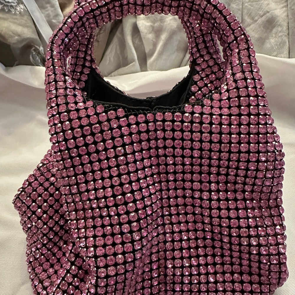 Giarite Pink Rhinestone Women's Bag